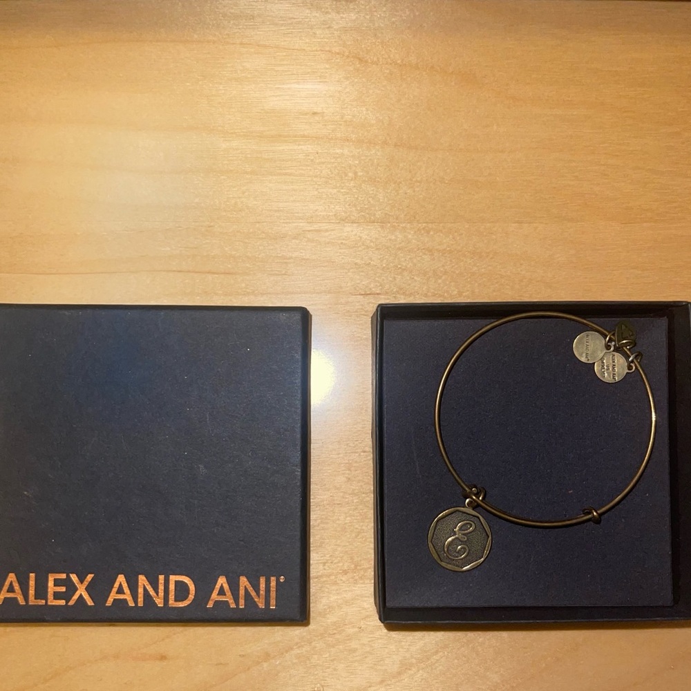 Letter “E” Alex & Ani Bracelet